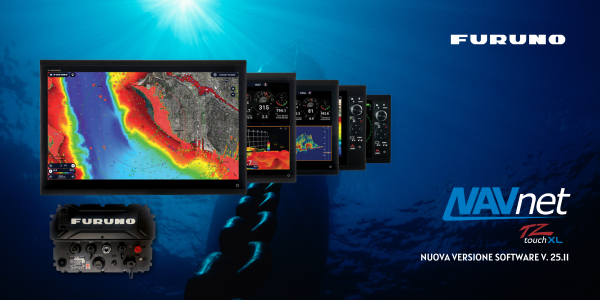 Cover aggiornamento versione software 25.11 NavNet TZtouchXL