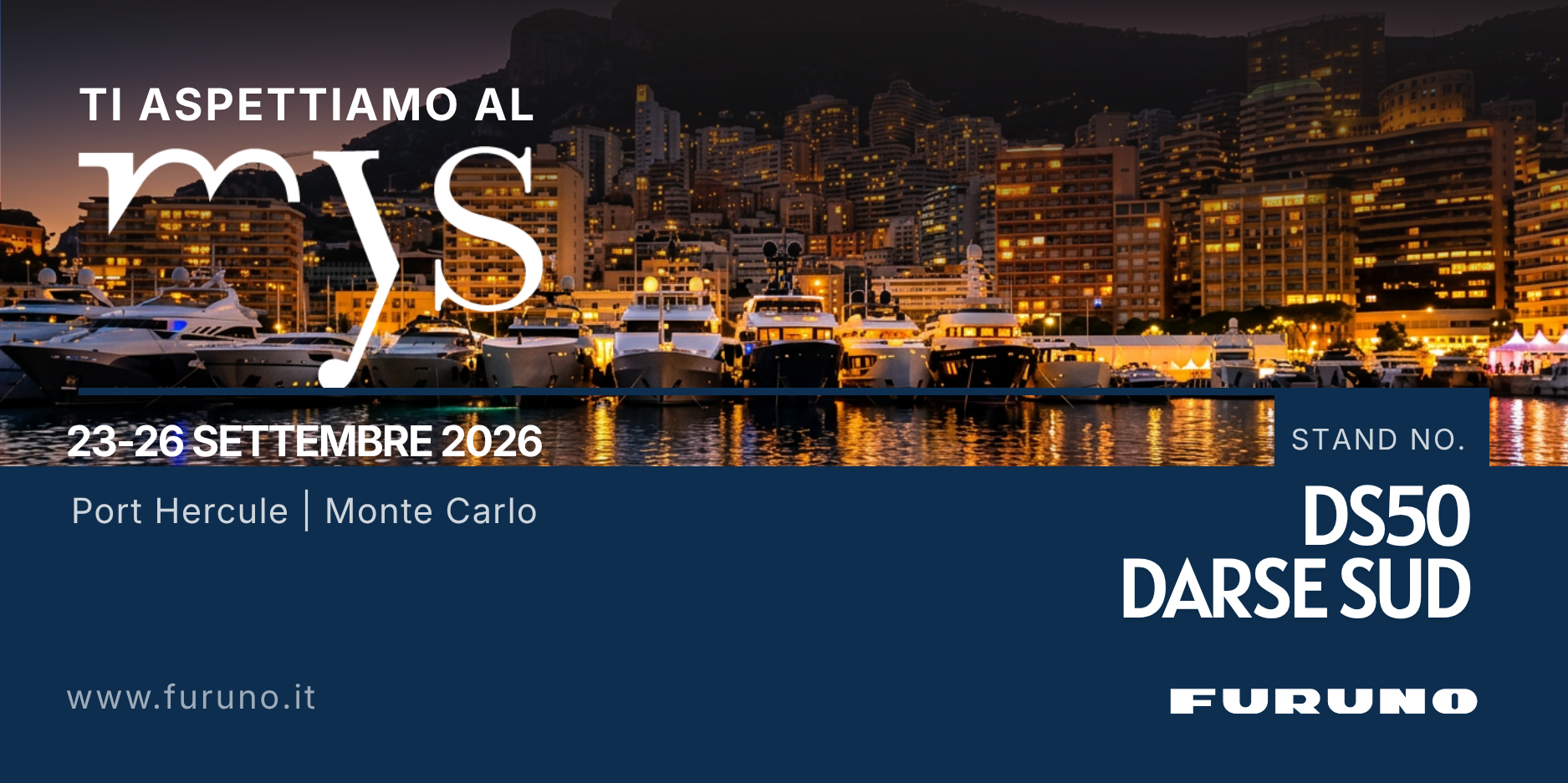 Monaco Yacht Show 2026: scopri le soluzioni Furuno per i superyacht
